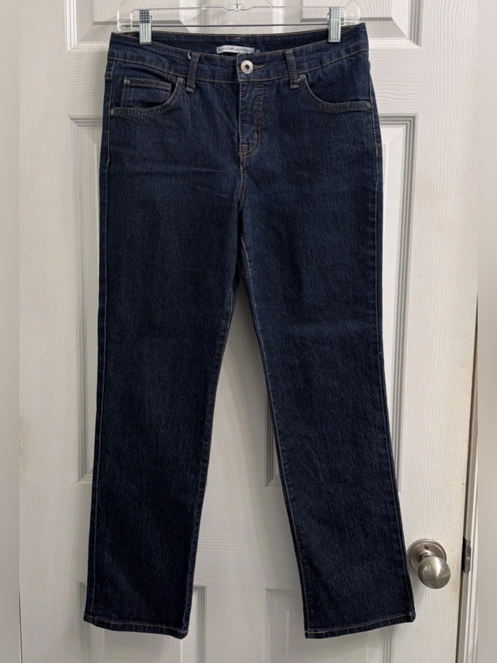 BandolinoBlu Mandie Classic Fit Jeans Women's 8P Dark Wash Denim High-Rise
